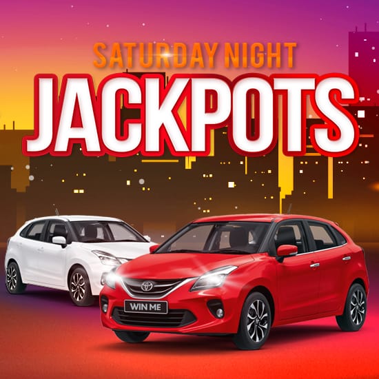 Saturday Night Jackpot gaming promotion slider image