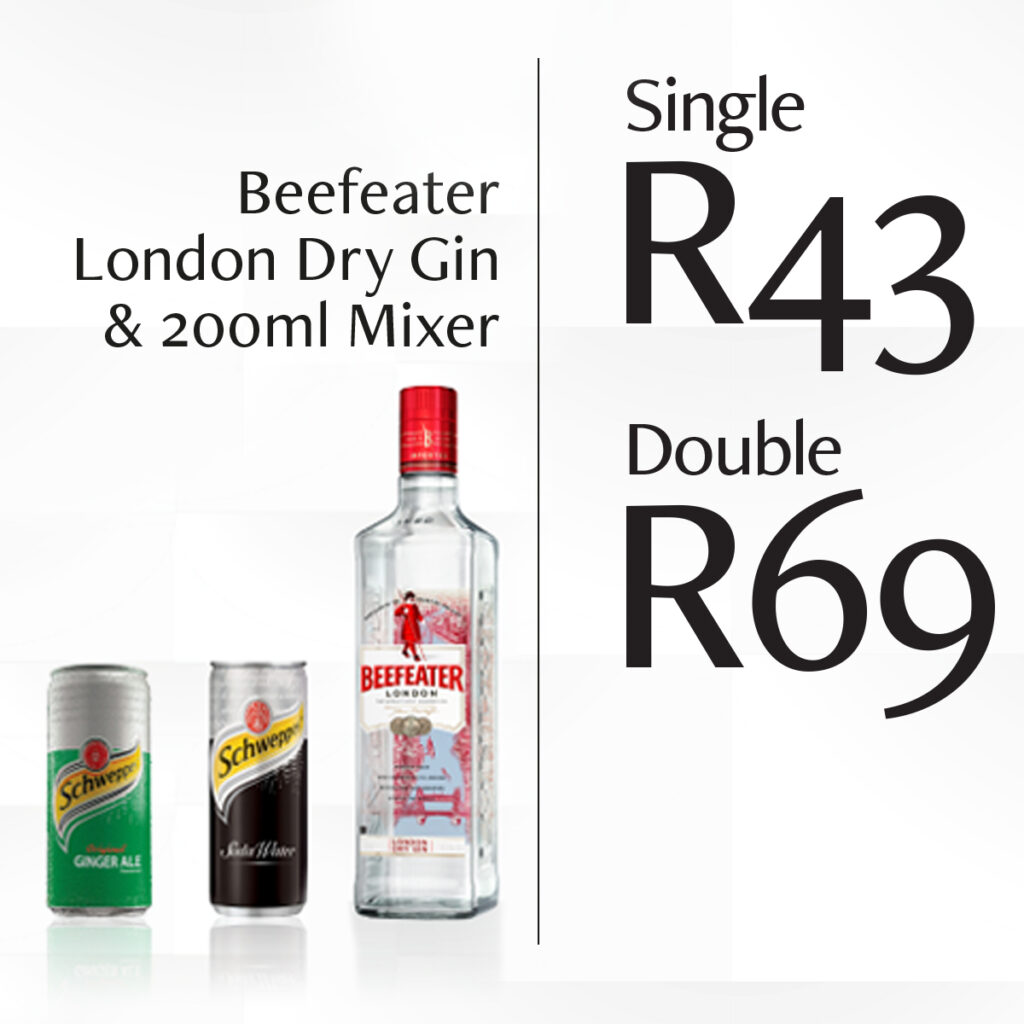 Beefeater London Dry Gin & 200ml Mixer