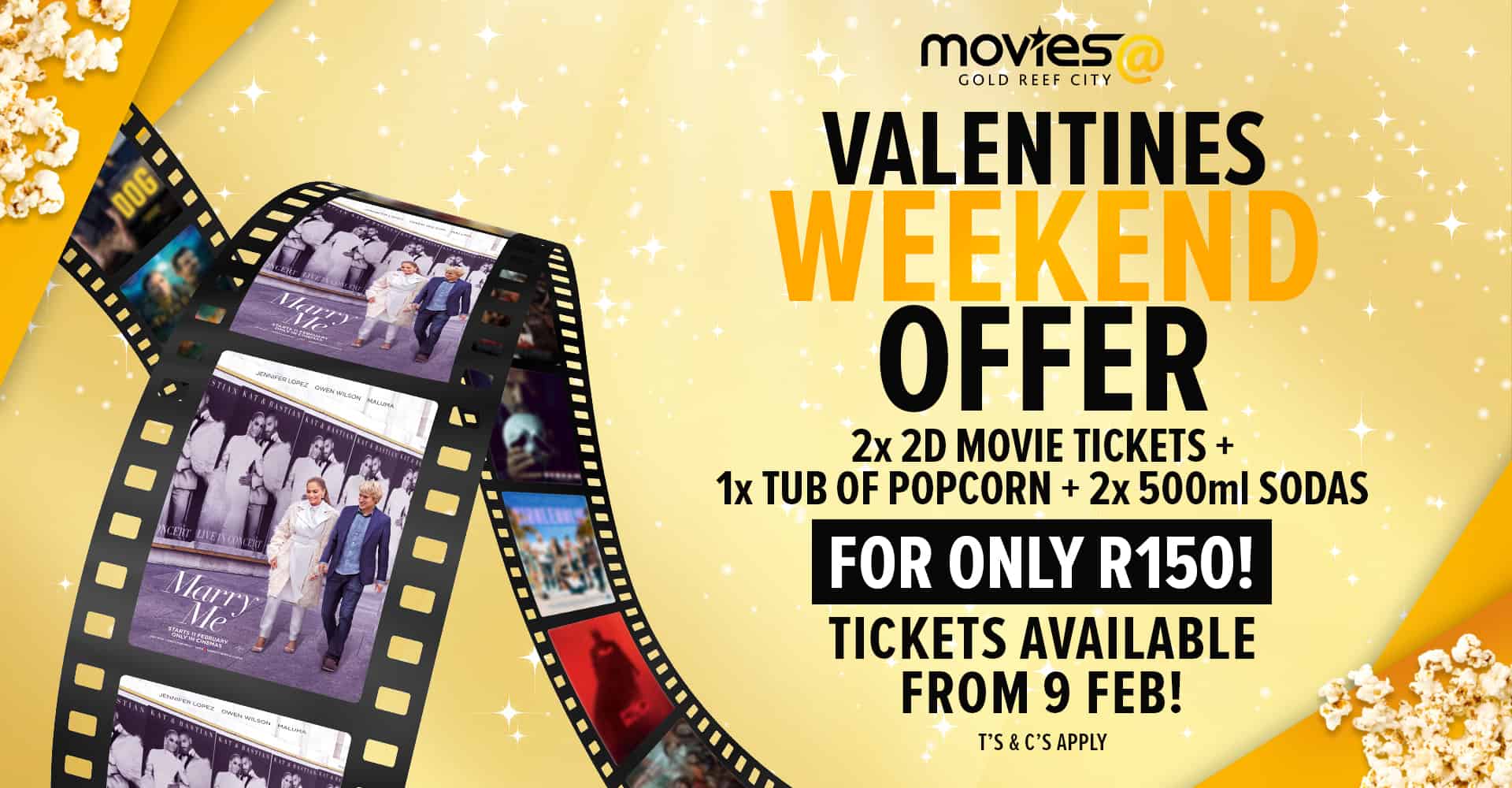 movies@ Gold Reef City Valentine's Weekend Offer! - Gold Reef City