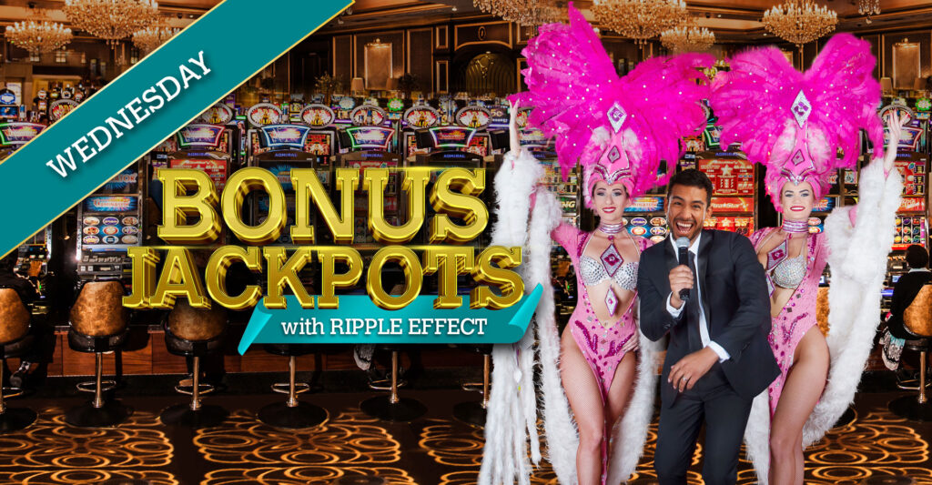 Wednesday Bonus Jackpots with the Ripple Effect!