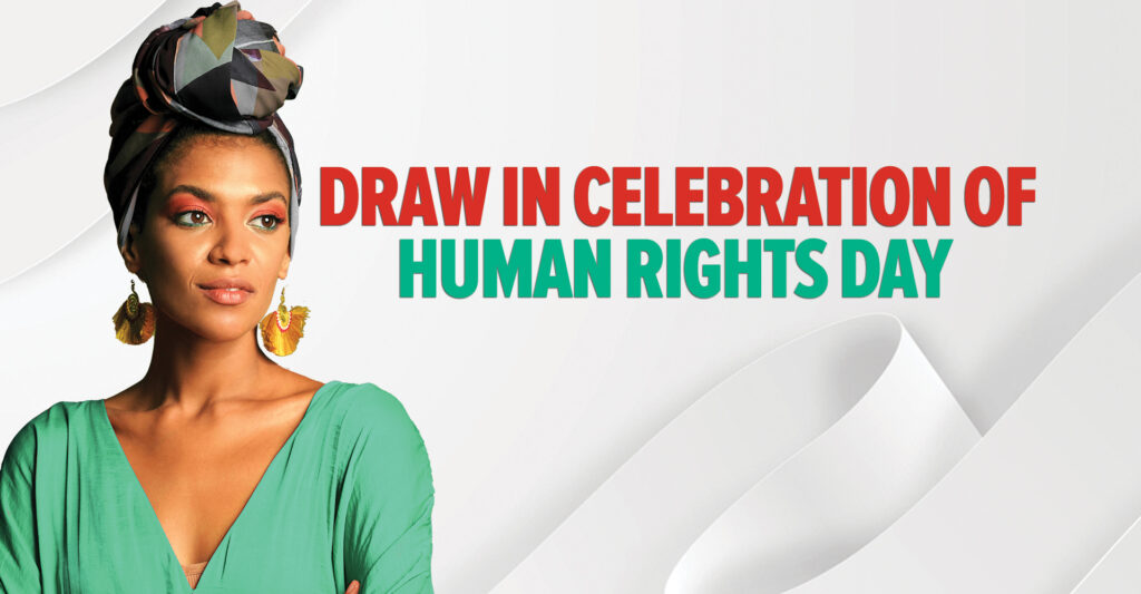 DRAW IN CELEBRATION OF HUMAN RIGHTS DAY